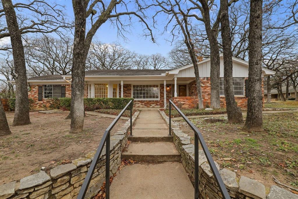 front view of house with a yard