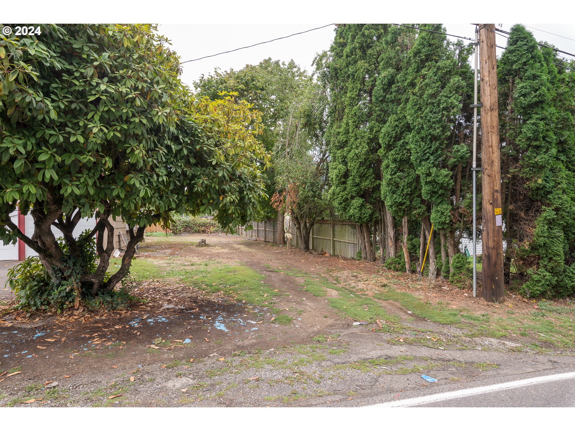 a view of outdoor space with trees