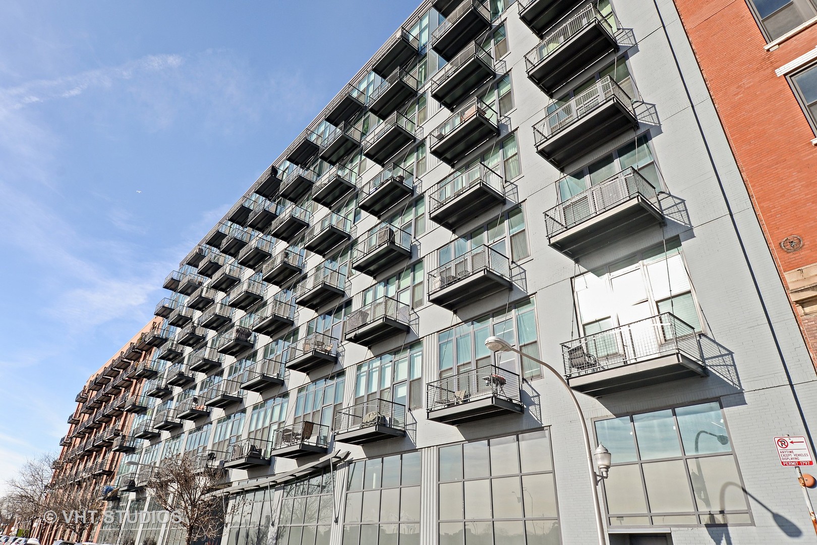 a view of a balcony