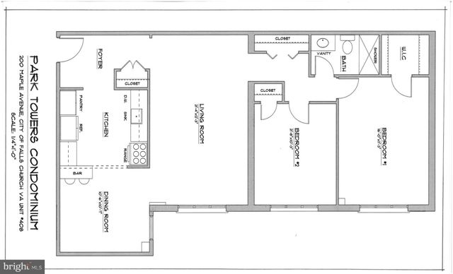 $3,100 | 200 North Maple Avenue, Unit 408 | Falls Church