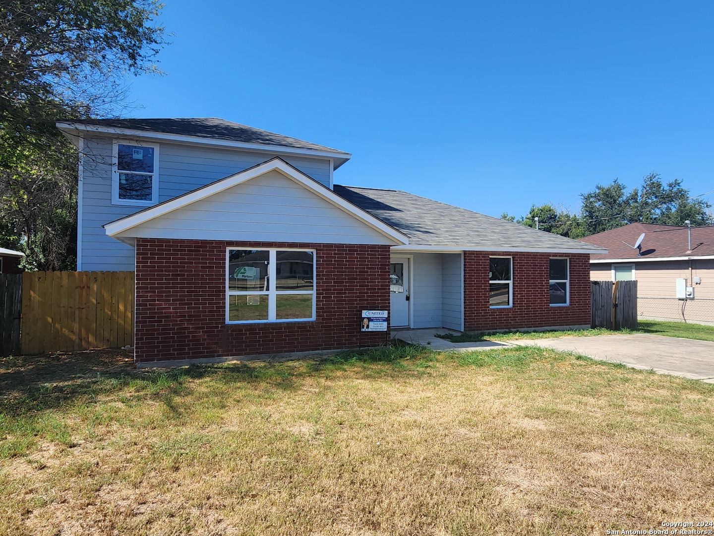 a house with a yard