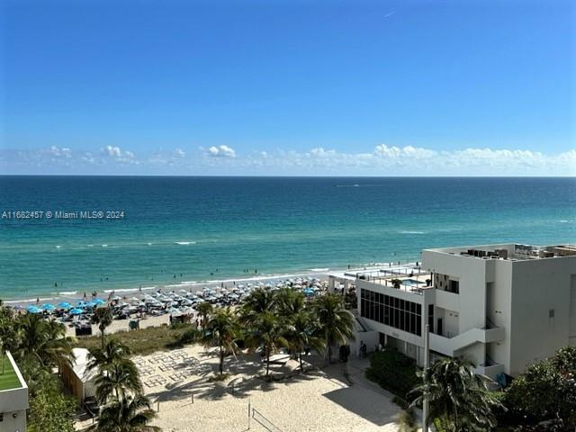 a view of a water with an ocean view