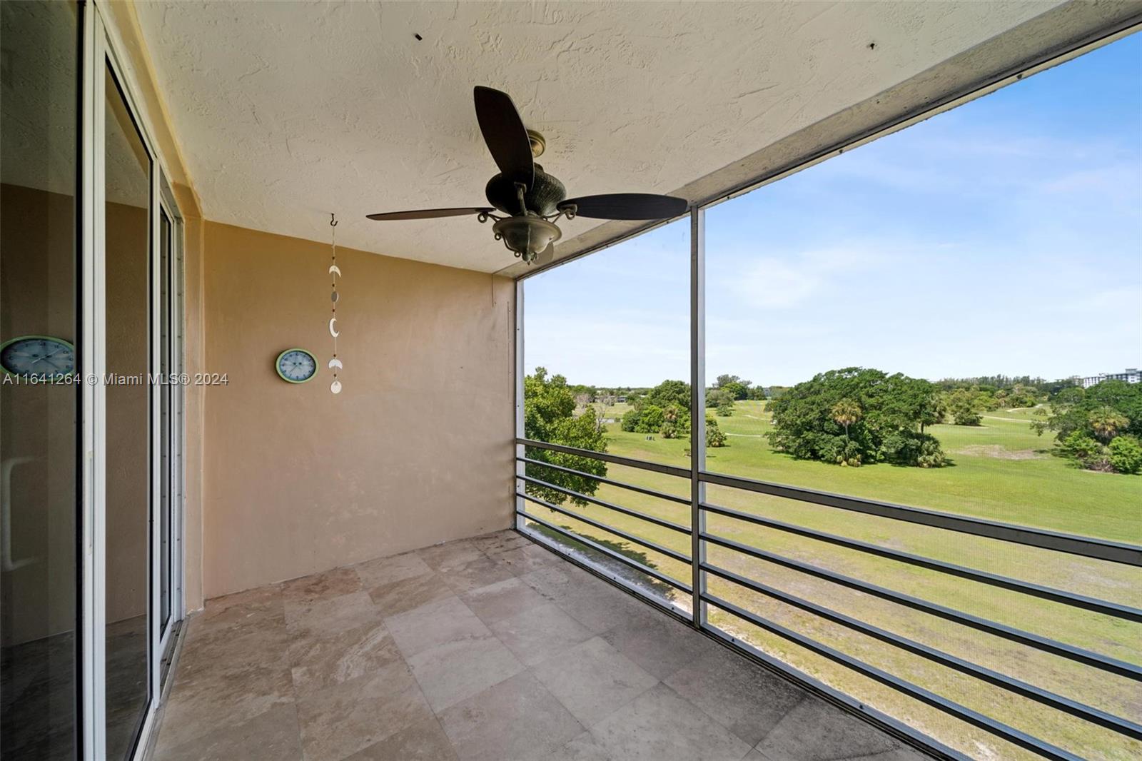 a view of a porch