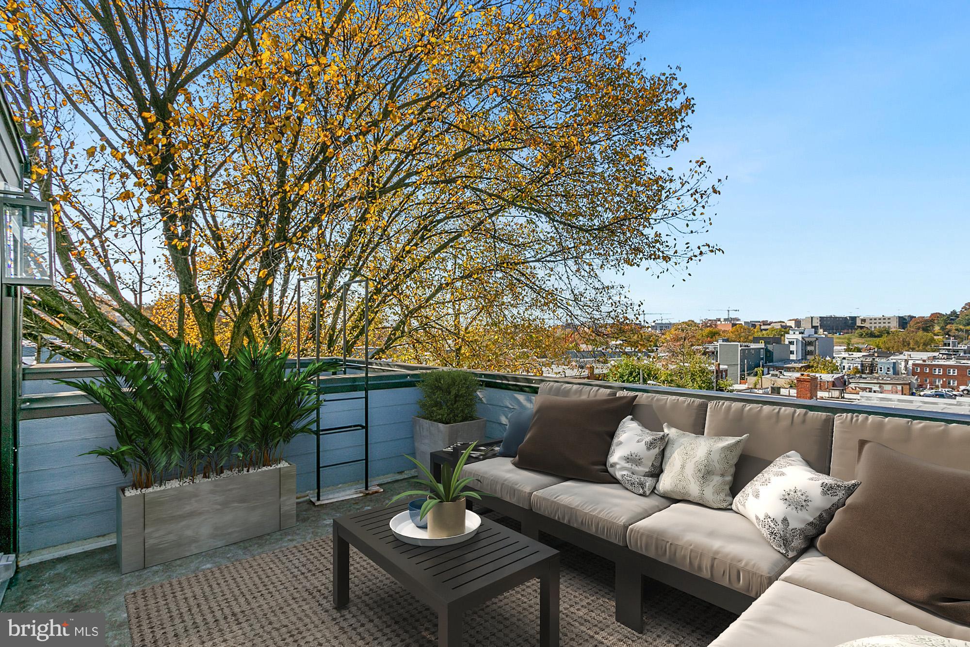 a view of a couches in a patio