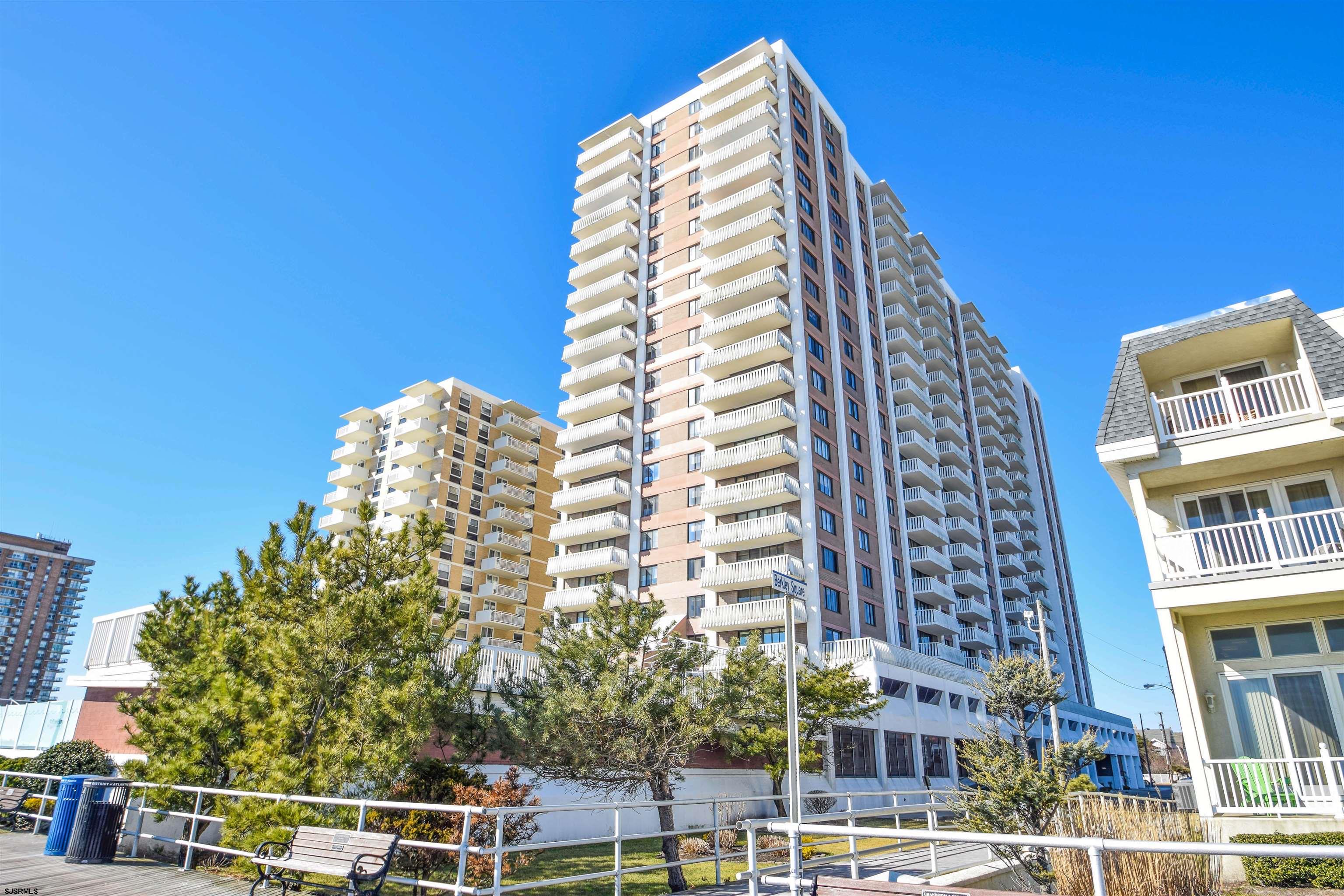 a view of a tall building