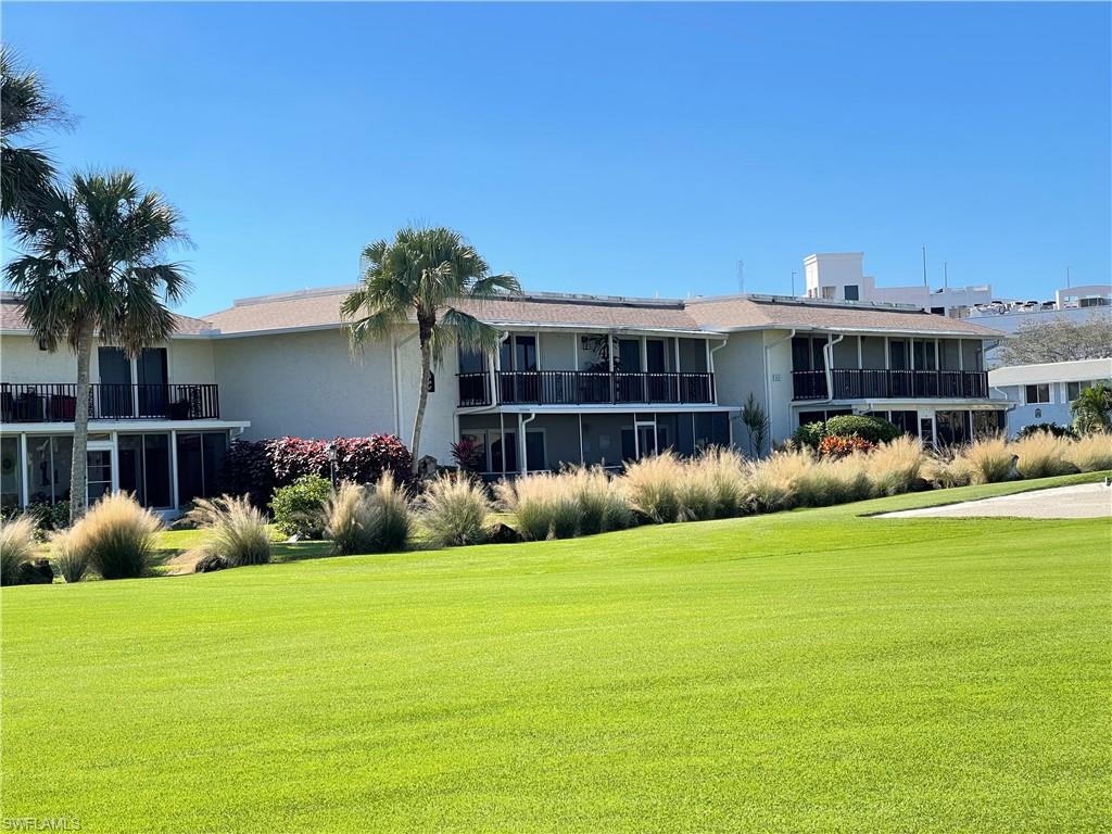 View of front of property from the 12th Fairway