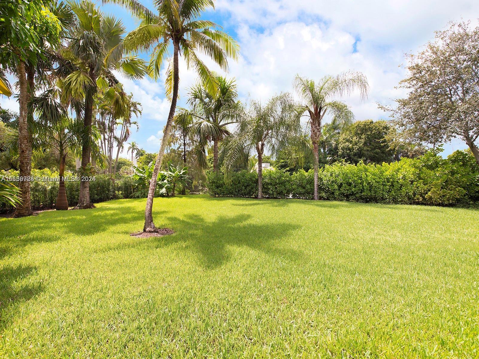 a view of an outdoor space and swimming pool