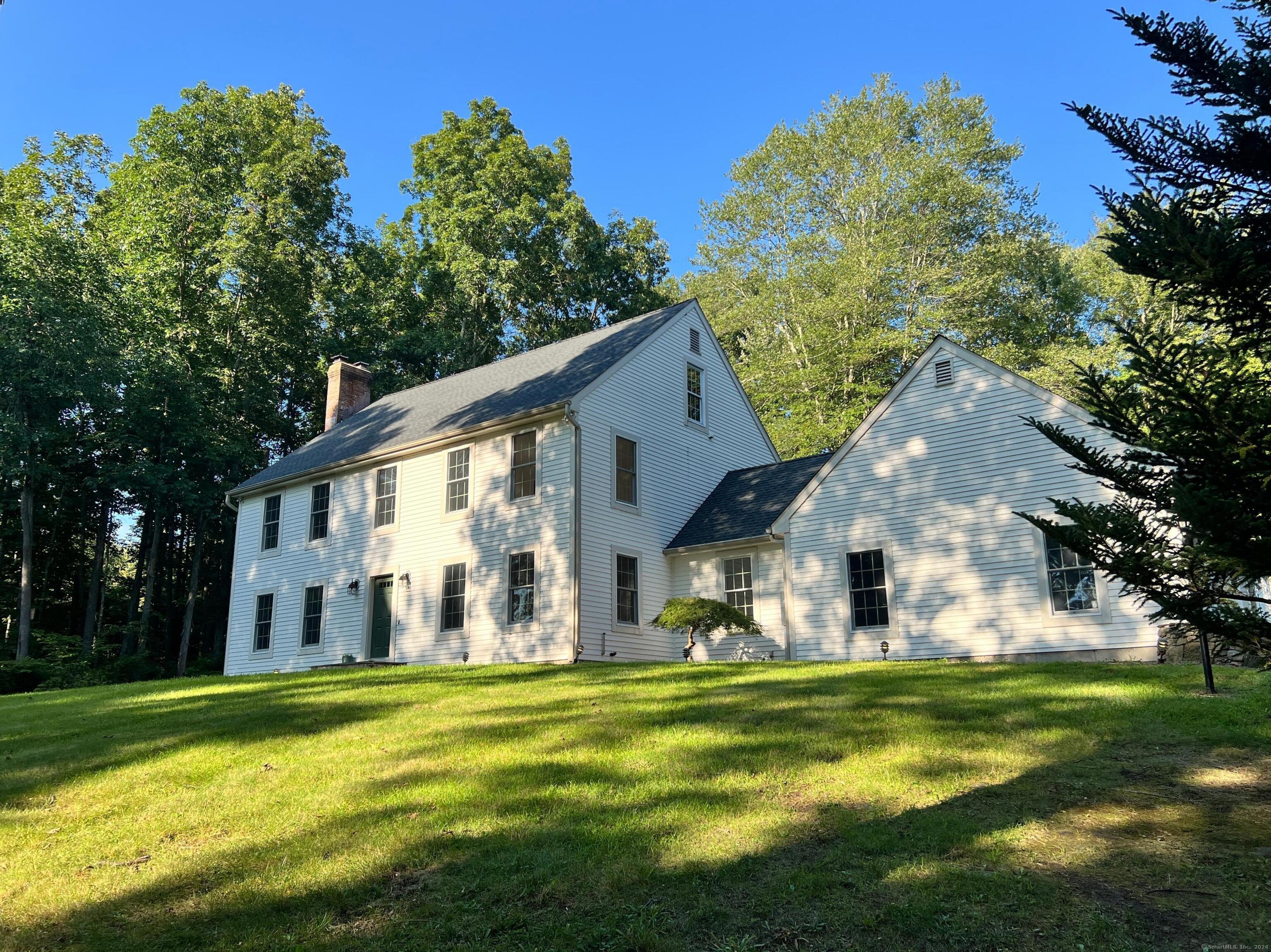 a view of house with garden