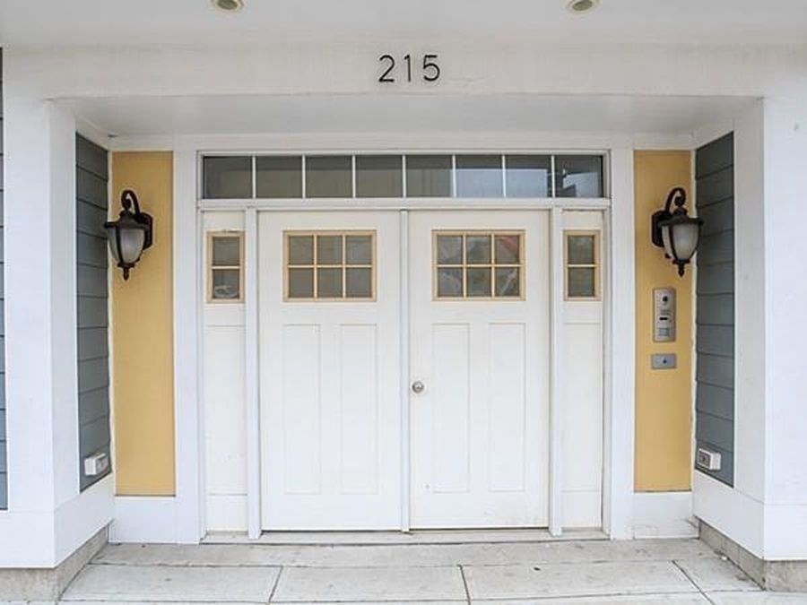 a view of front door