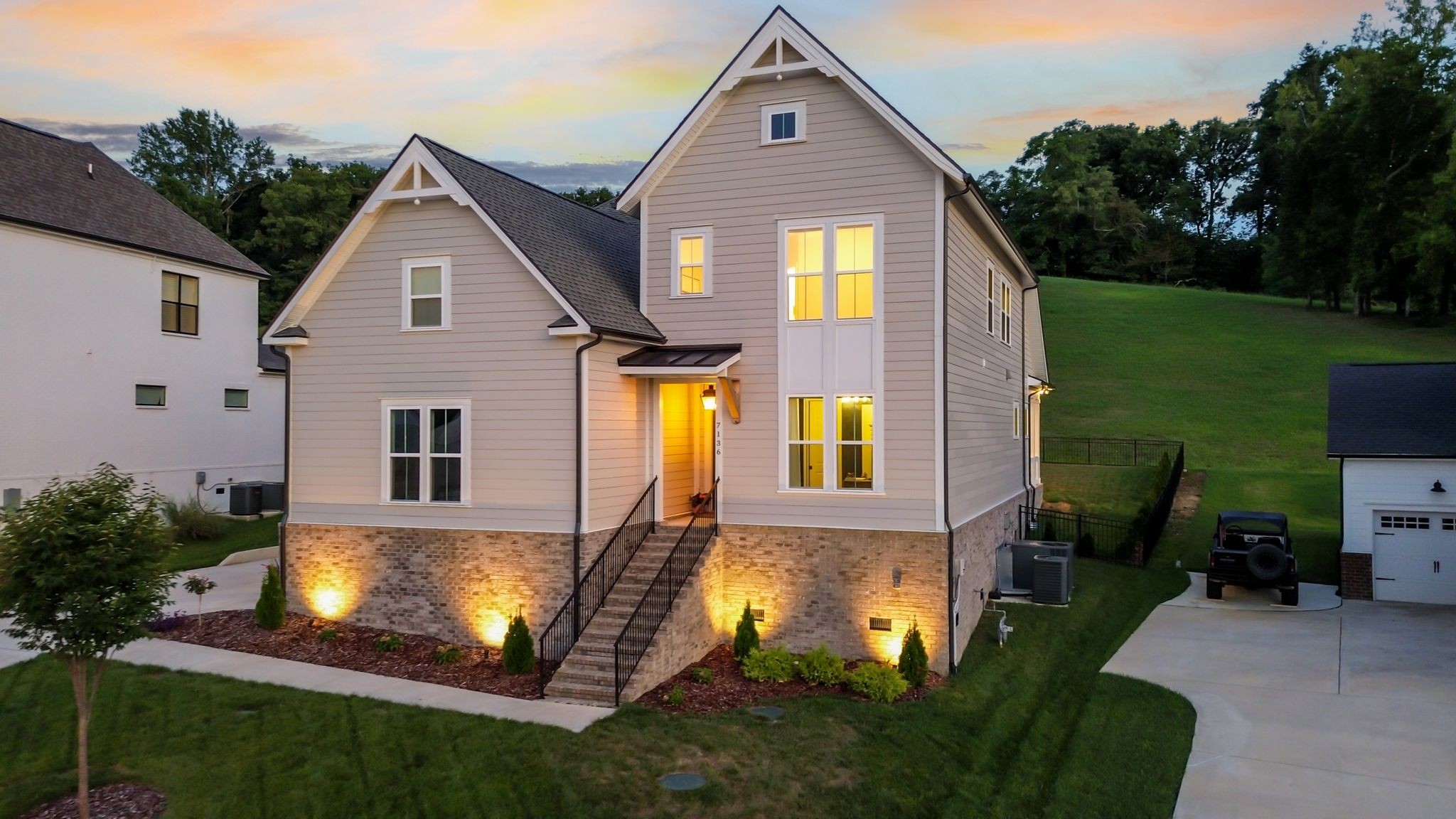 Welcome home to picturesque College Grove! Enter through the charming front porch while admiring the view of the Tennessee Hills