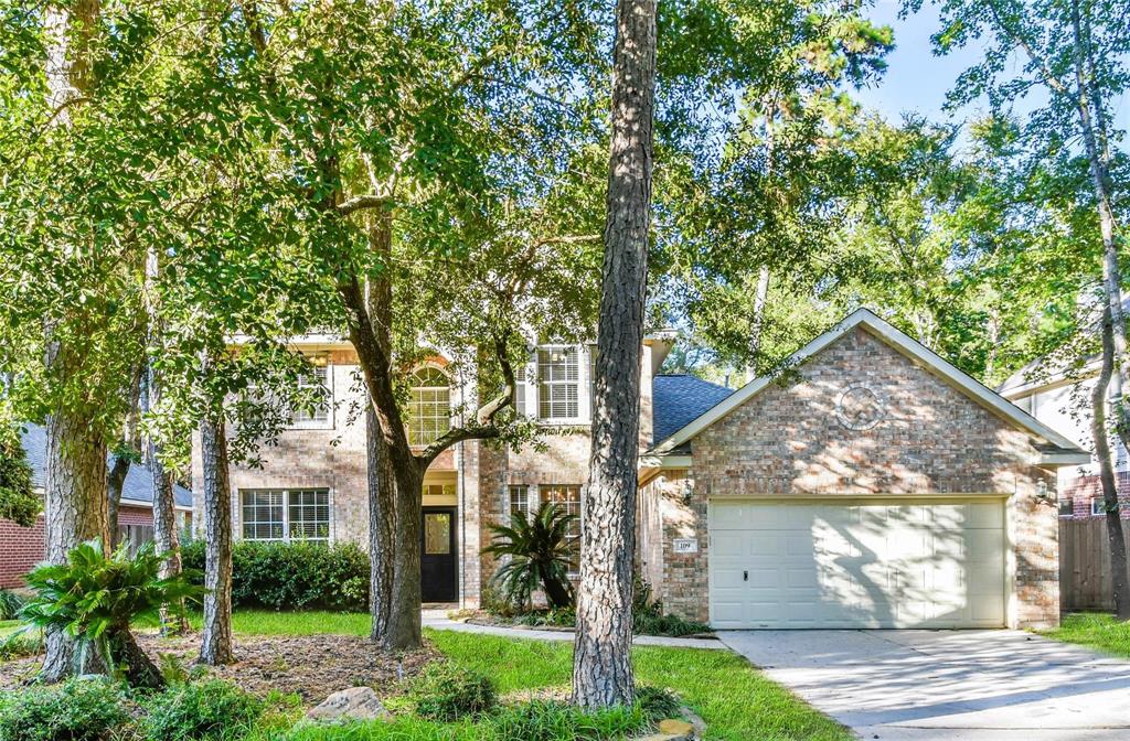 Lovely neighborhood in TheWoodlands, Texas.