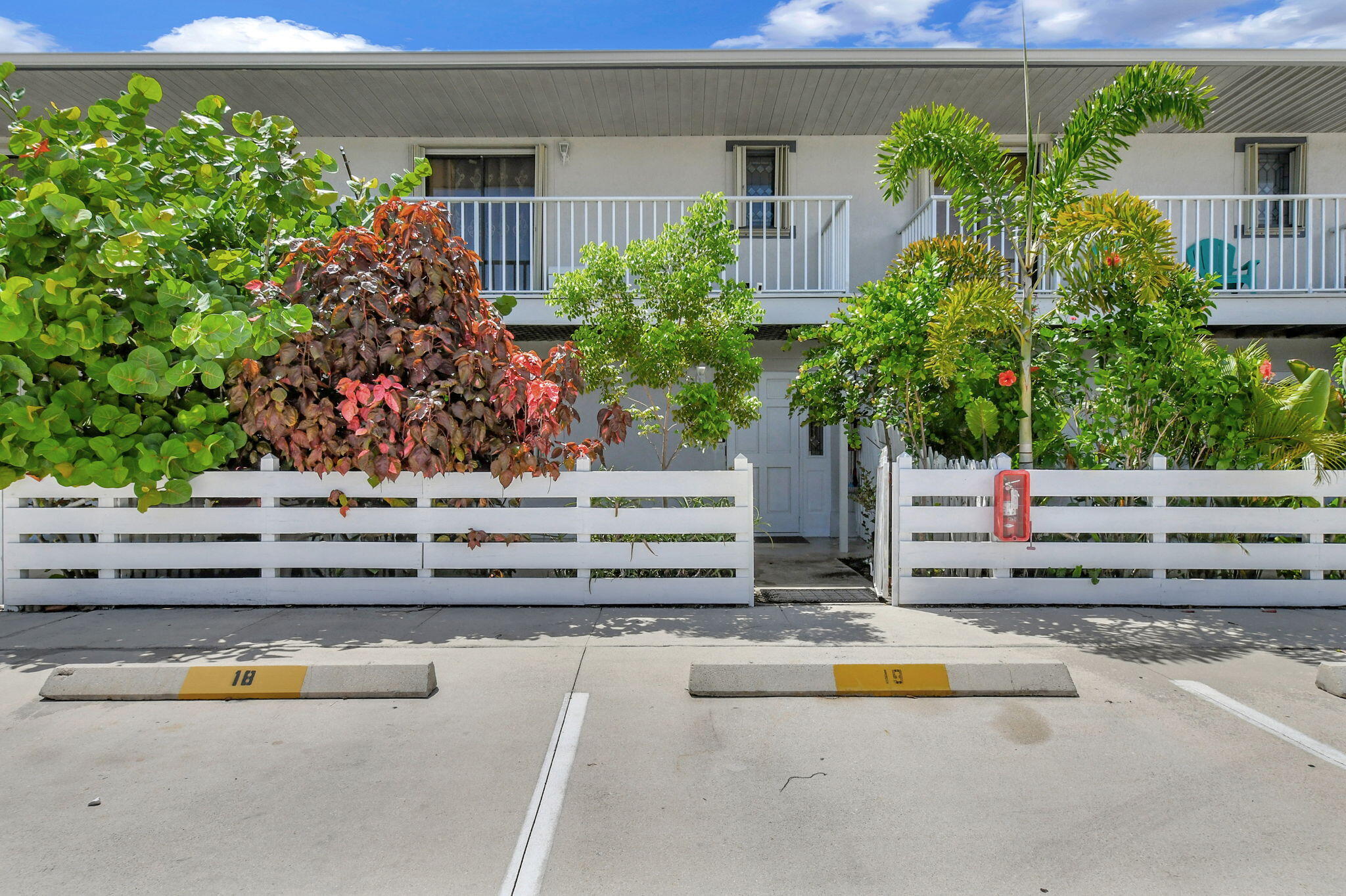 a view of a outdoor space with a patio