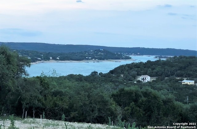 a view of lake and mountain