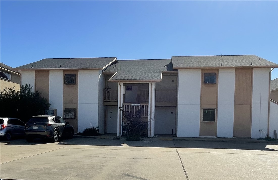 a view of a car garage