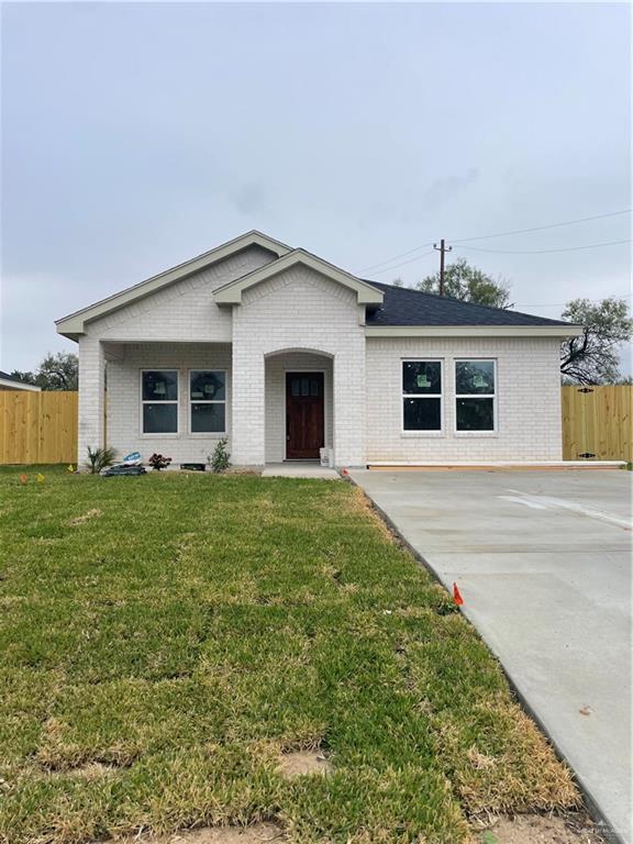 a front view of house with yard