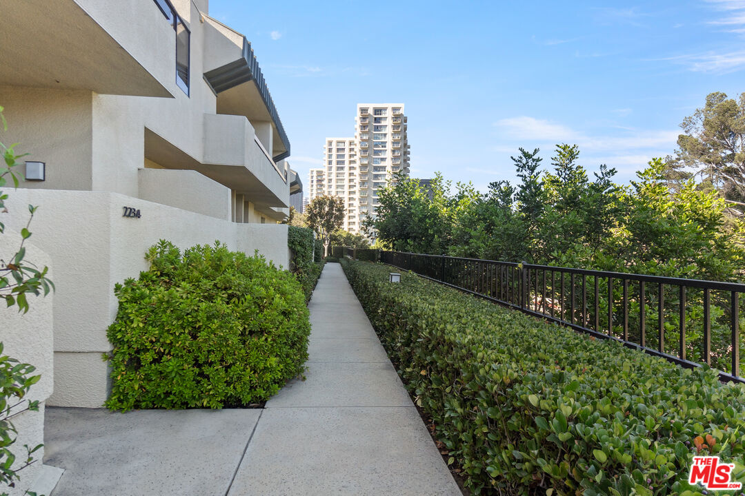 a view of balcony with outdoor space