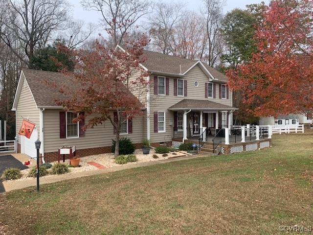 Extended Front Porch - Like a Front Deck!!