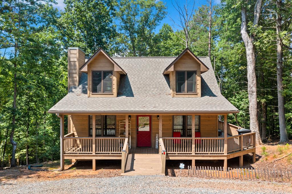 front view of house with a yard