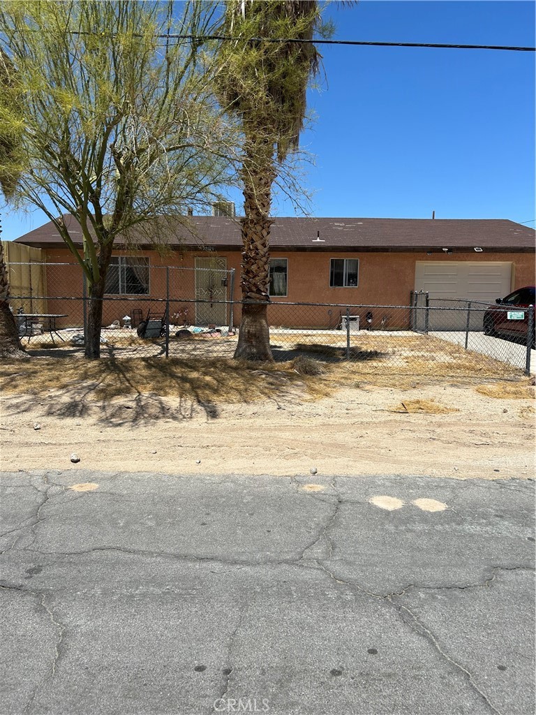 a view of a house with a patio