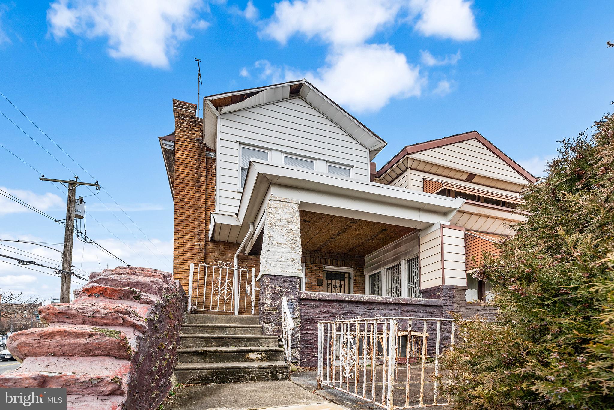 a view of a house with a balcony