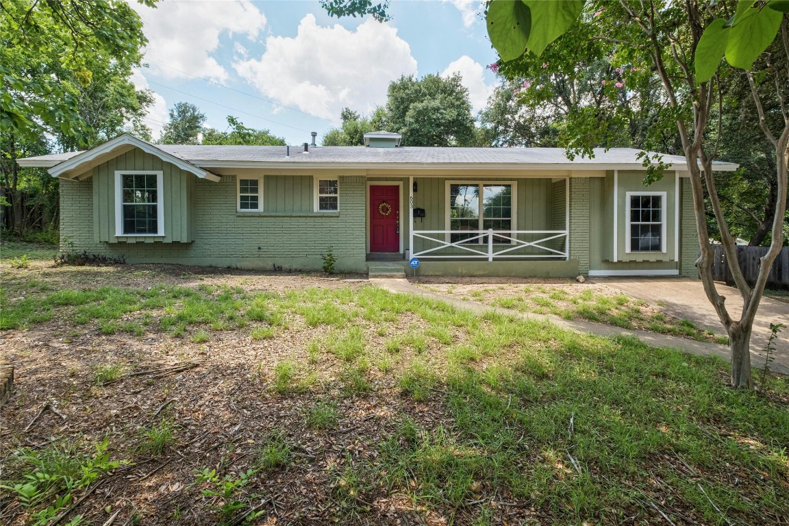 Front of the home from the yard