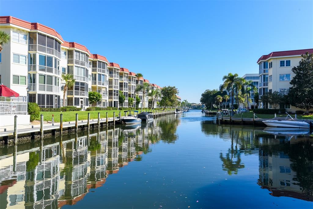 a view of building with lake view