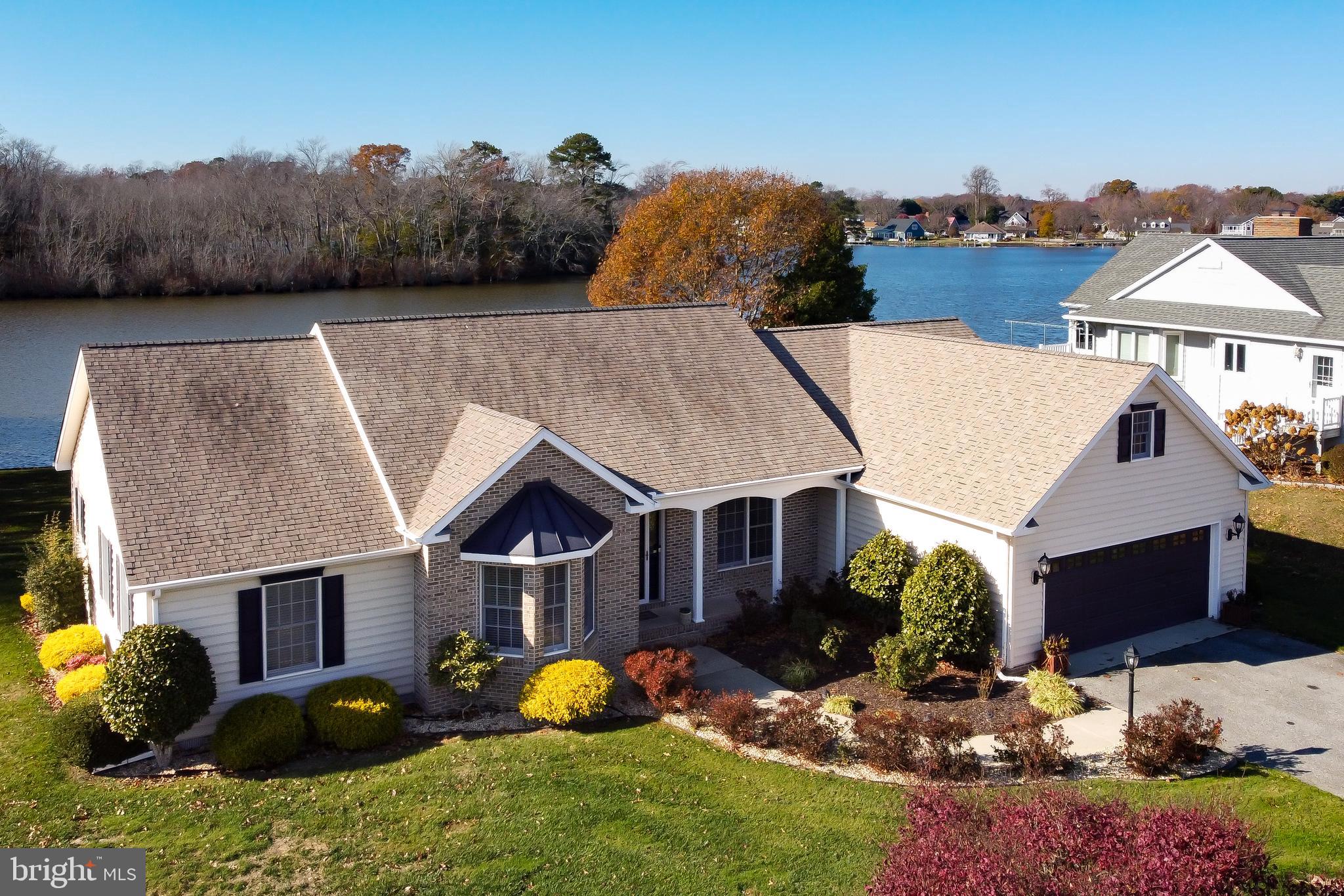 a aerial view of a house