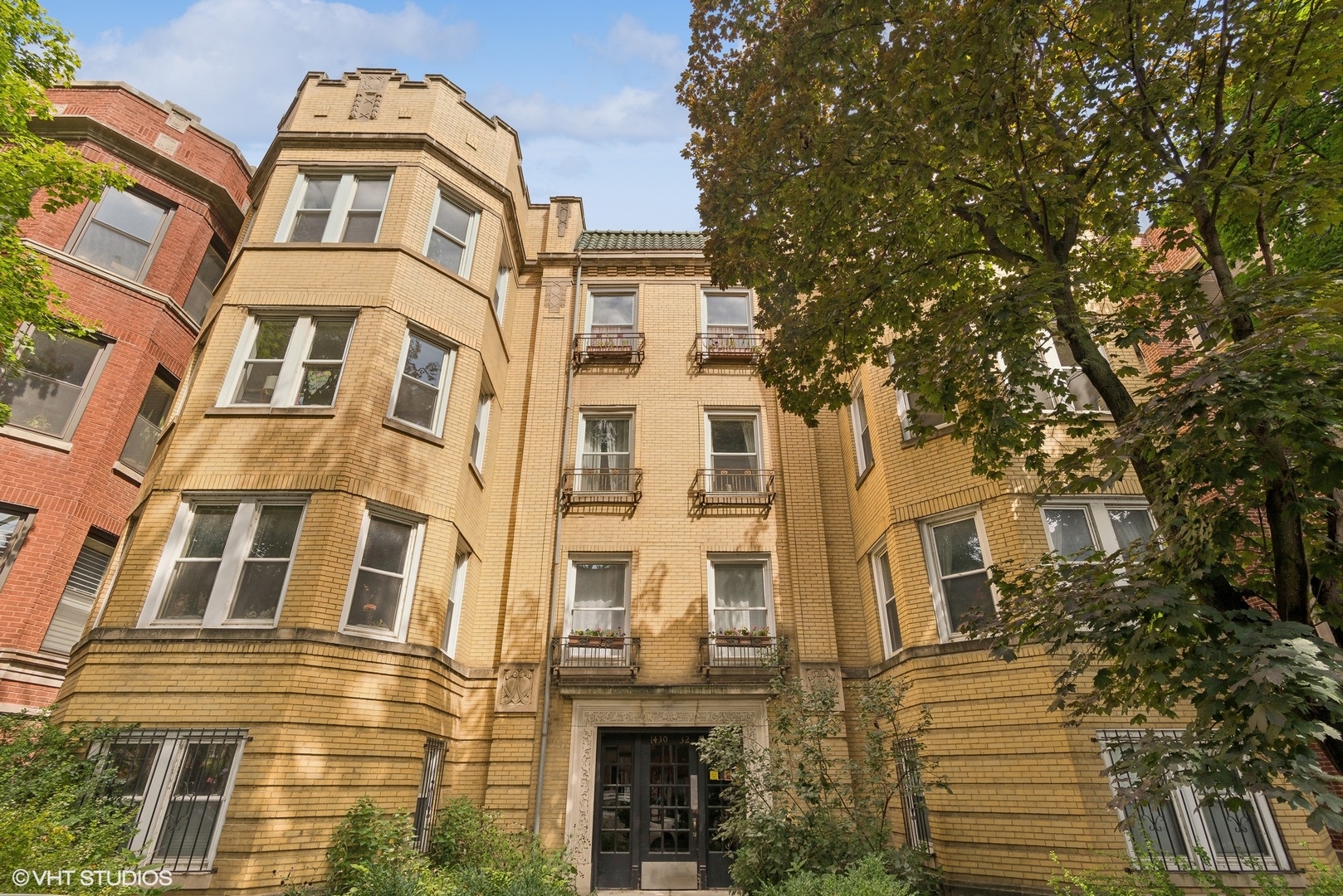 front view of a building