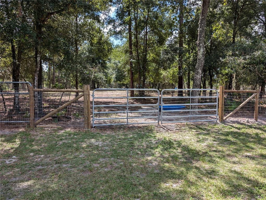 a view of outdoor space with deck and yard