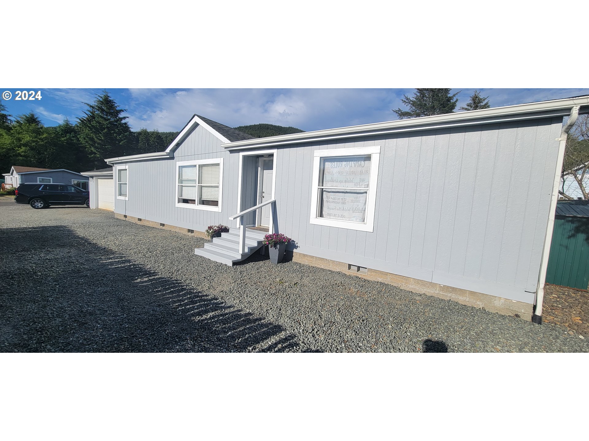 a view of house and outdoor space