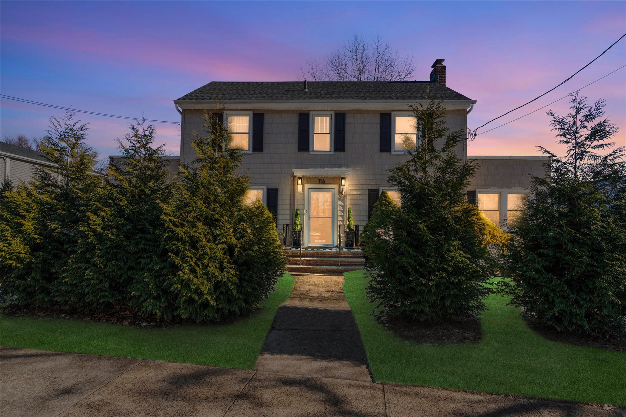 Colonial Home Front Exterior