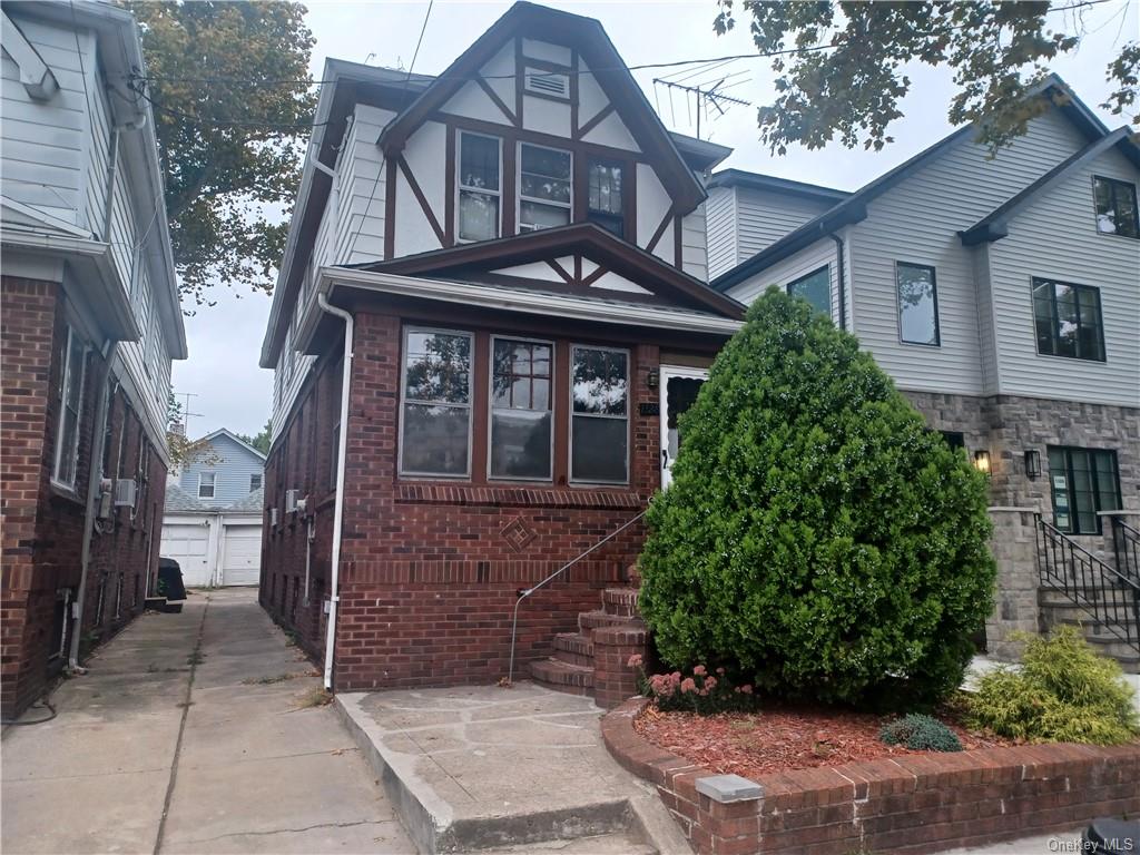 View of tudor-style house