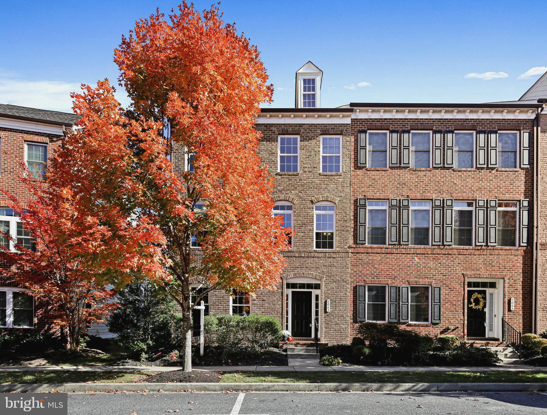 a front view of a building