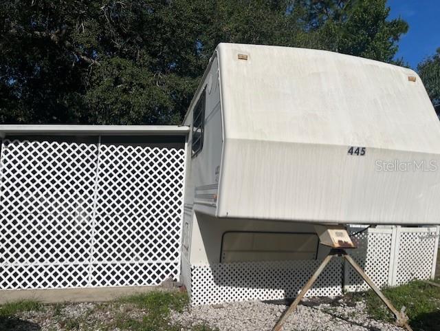 a view of a white wall