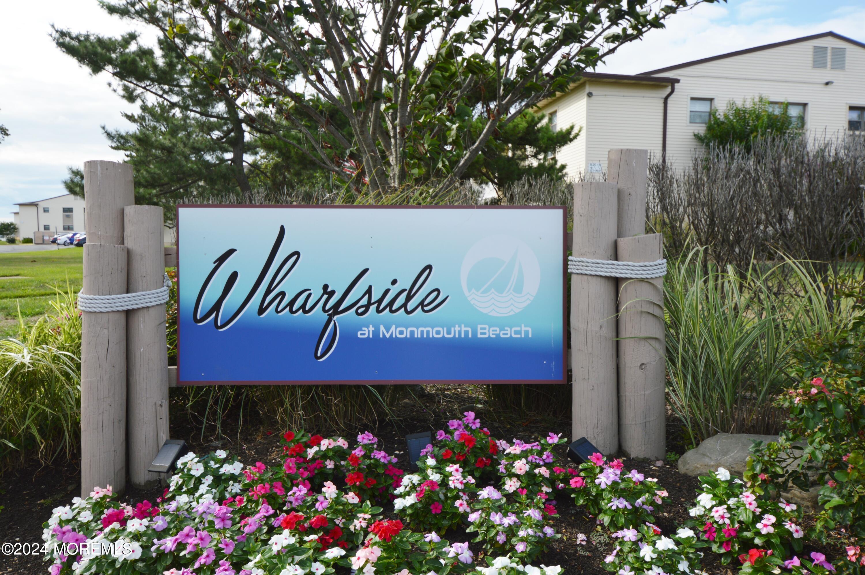 wharfside sign bright