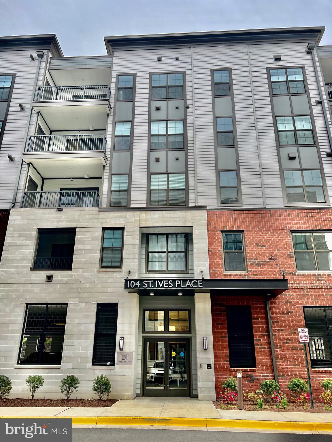 a view of a building with many windows