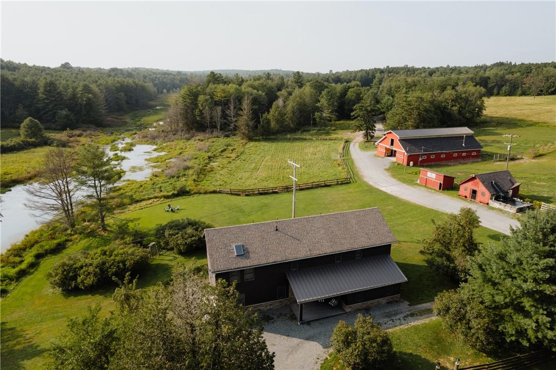 Bird's eye view featuring a rural view