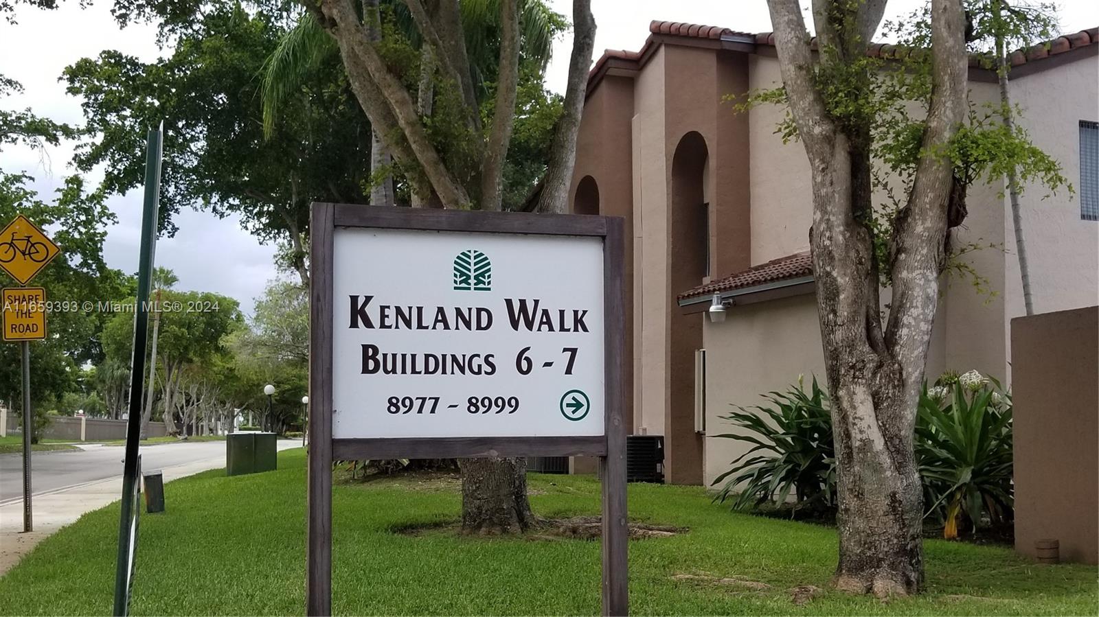 a sign on the side of the building