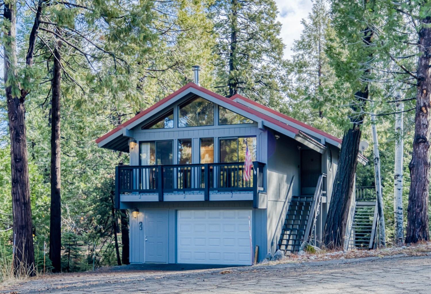 a front view of a house with a porch