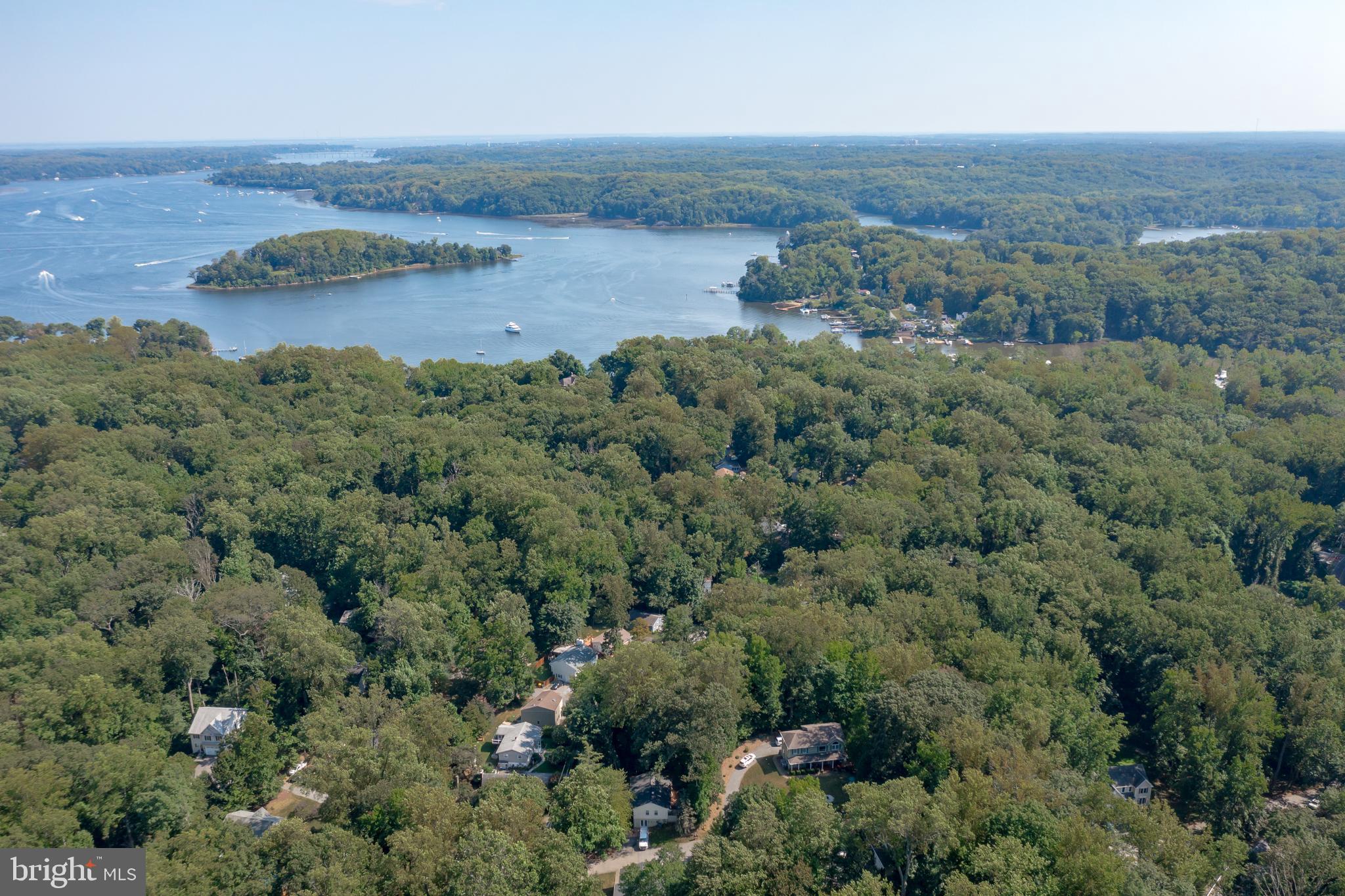 an aerial view of mountain with outdoor space