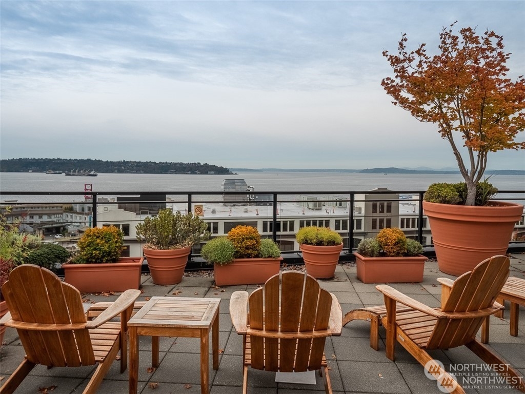 an outdoor space with patio the couch and chairs