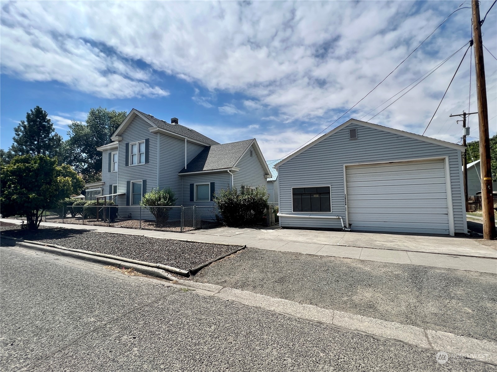 front view of house with a street