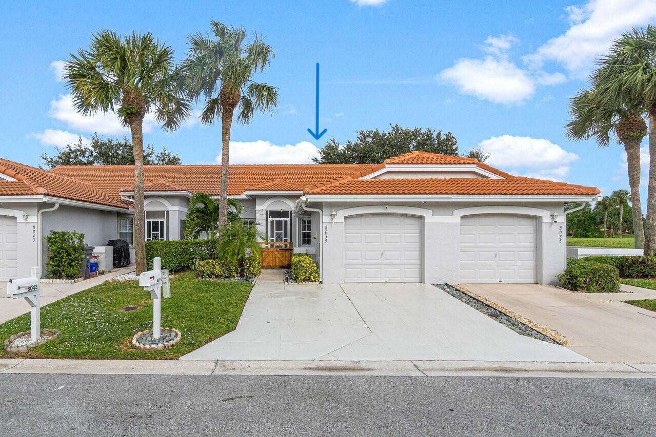 front view of house with a yard