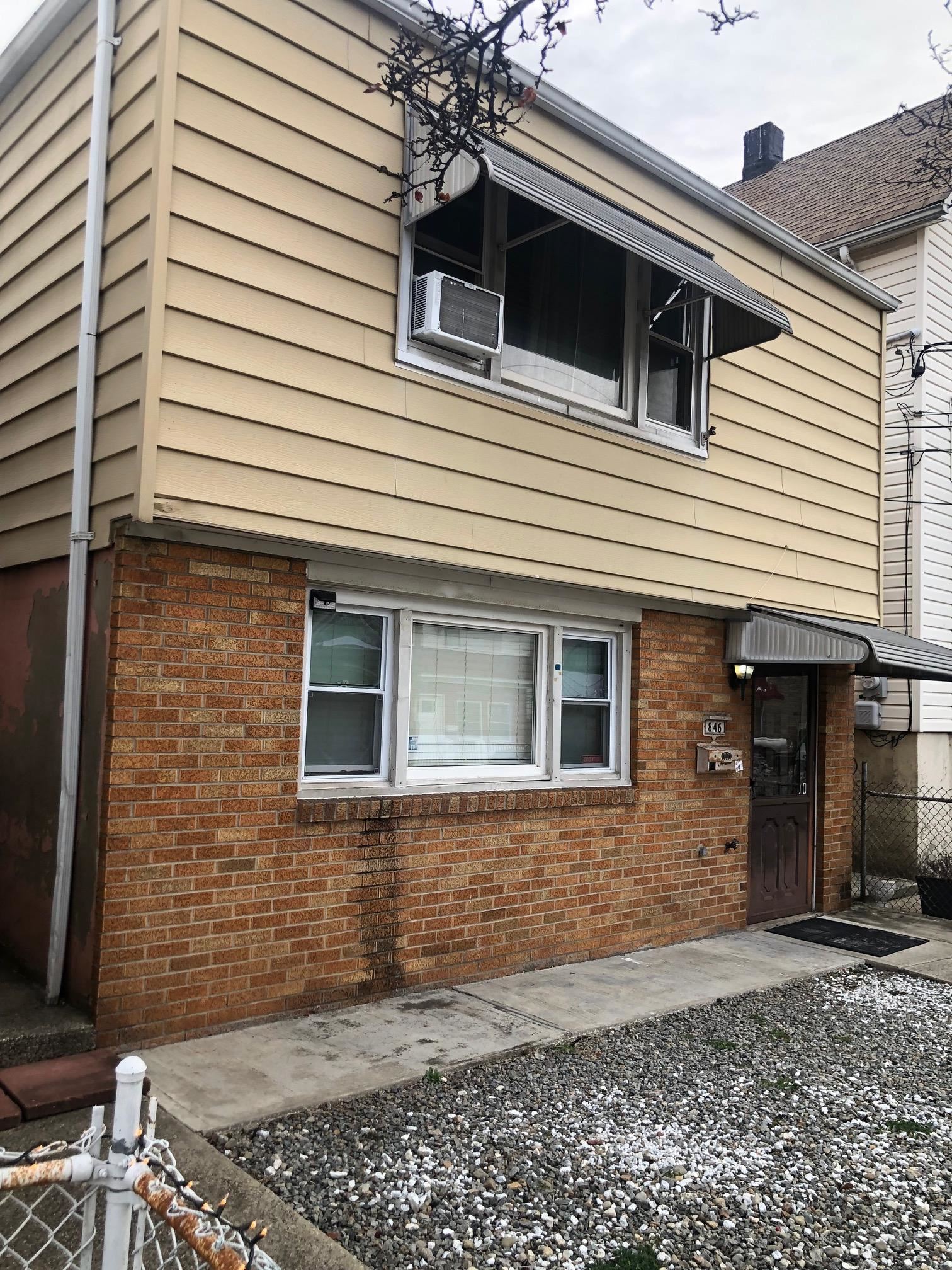 a view of a house with a door