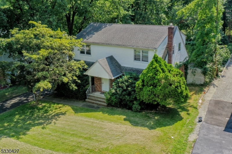 a aerial view of a house