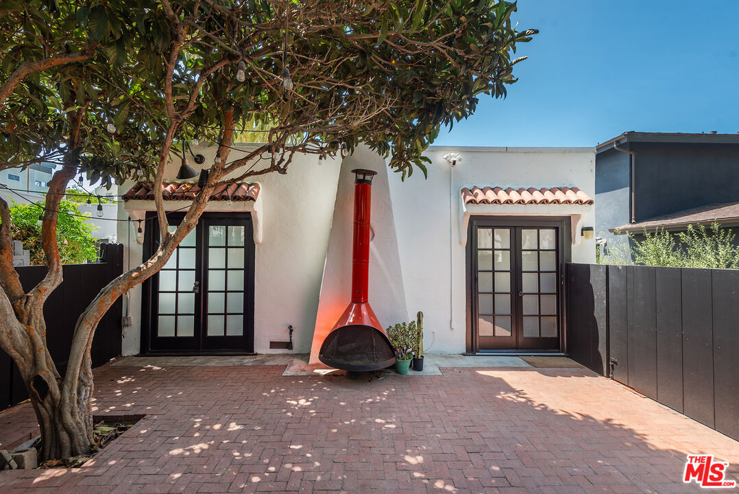 a view of outdoor space with seating area