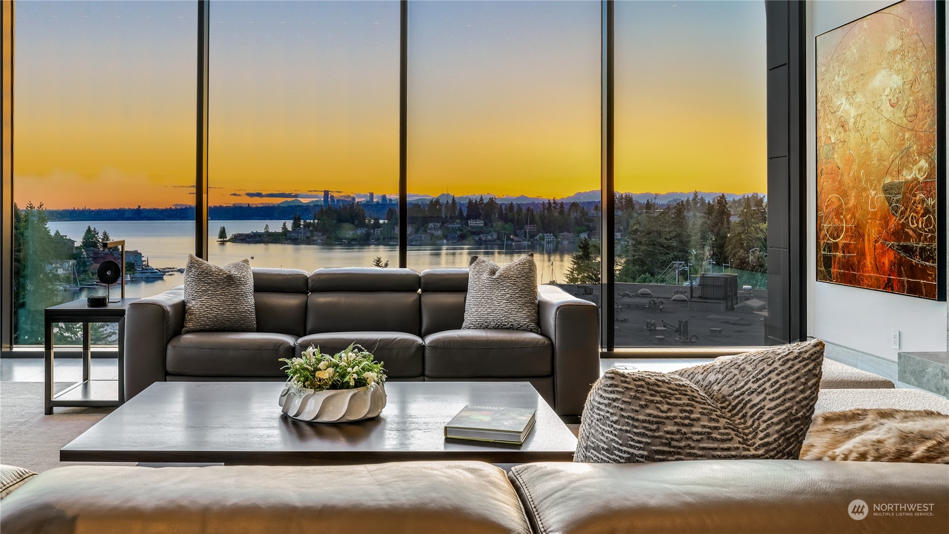 a view of living room with furniture