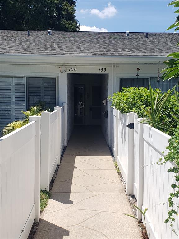 a view of a house with entrance