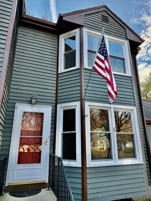 a view of front door