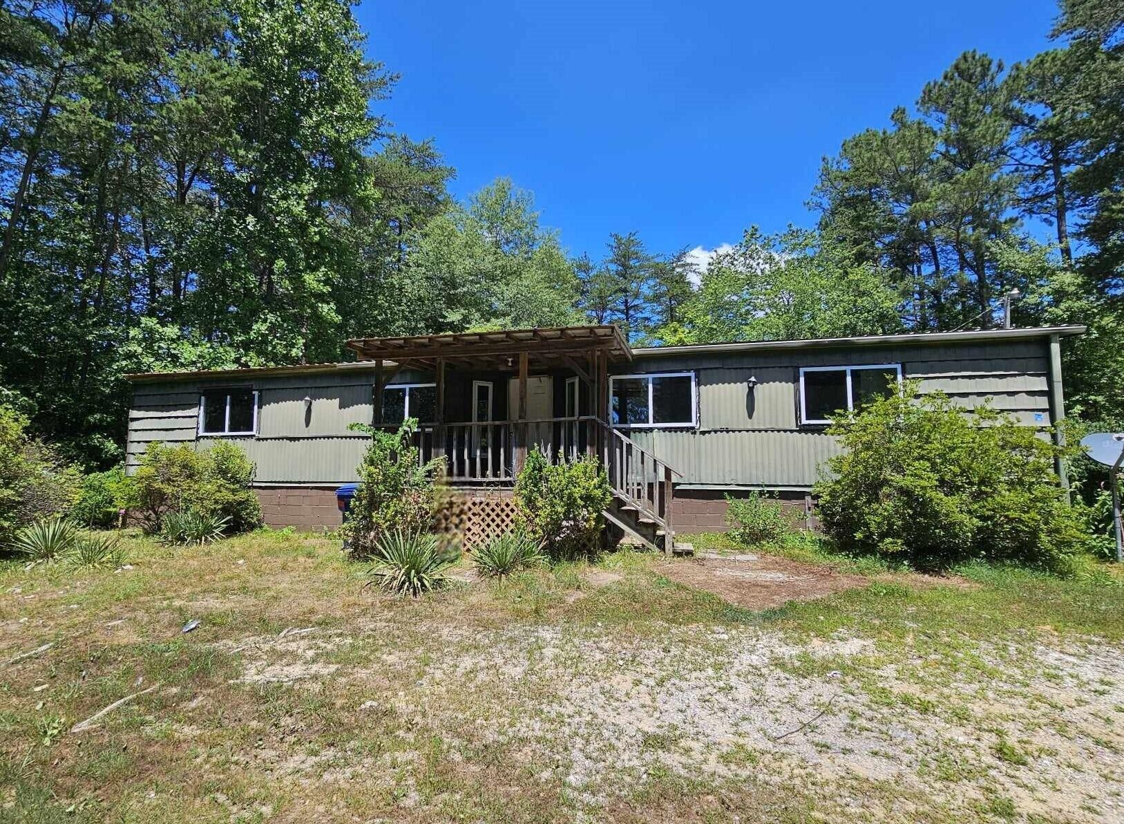 front view of house with a yard